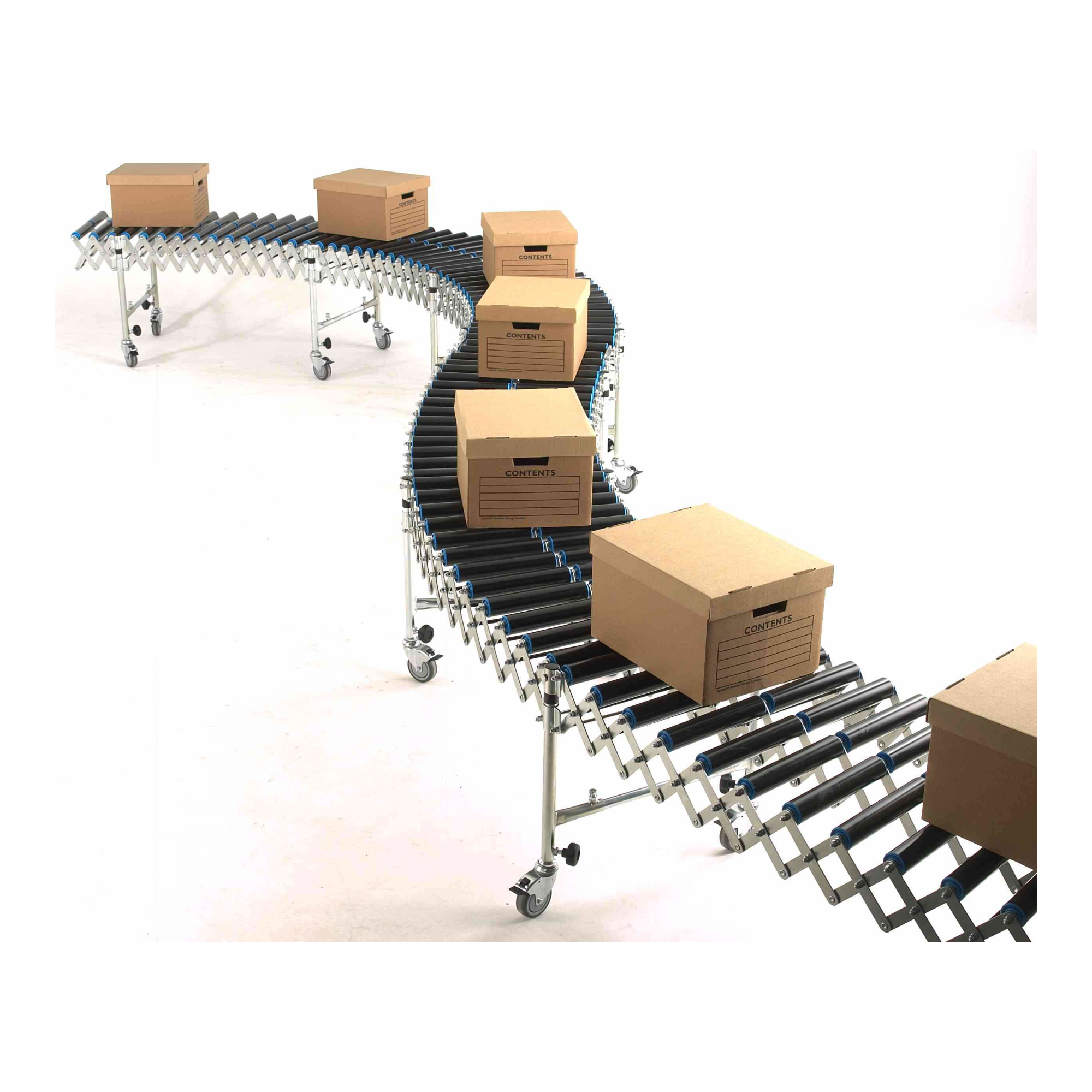 Flexible conveyor clearance