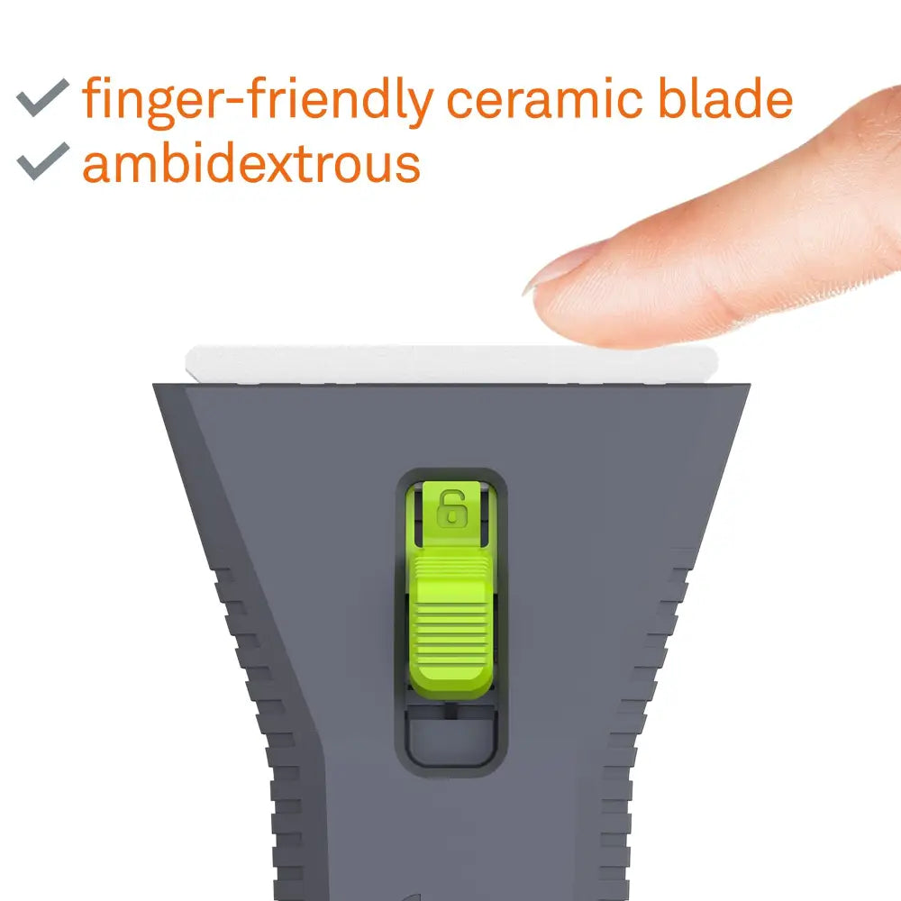Slice auto-retractable utility scraper finger friendly