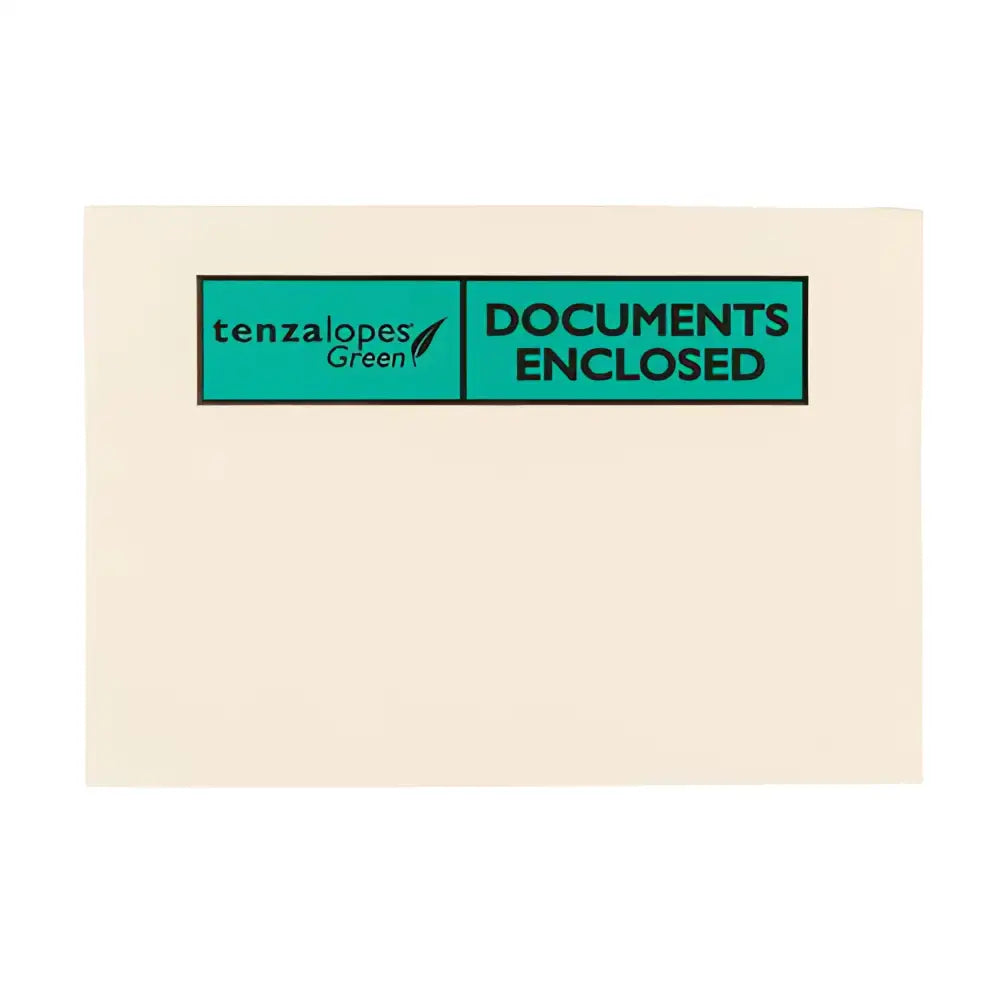 A6 fully bio paper document wallets printed documents enclosed (box of 1000)