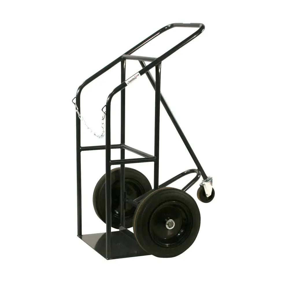 Apollo uk cylinder trolleys with solid rubber wheels