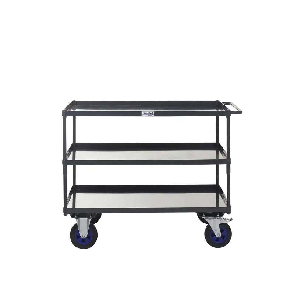 Apollo uk table top shelf trucks - steel shelves