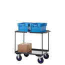 Apollo uk table top shelf trucks - steel shelves