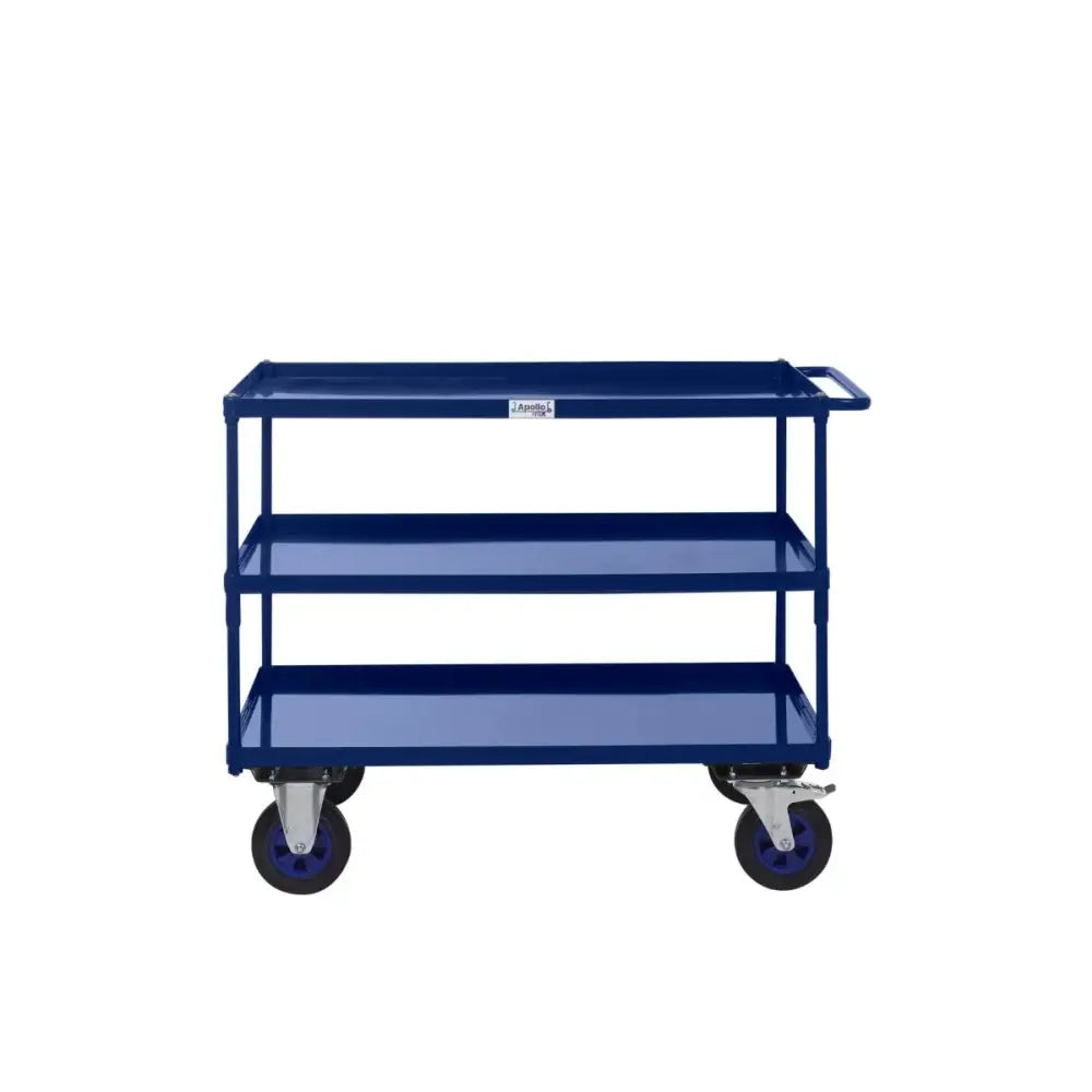 Apollo uk table top shelf trucks - steel shelves