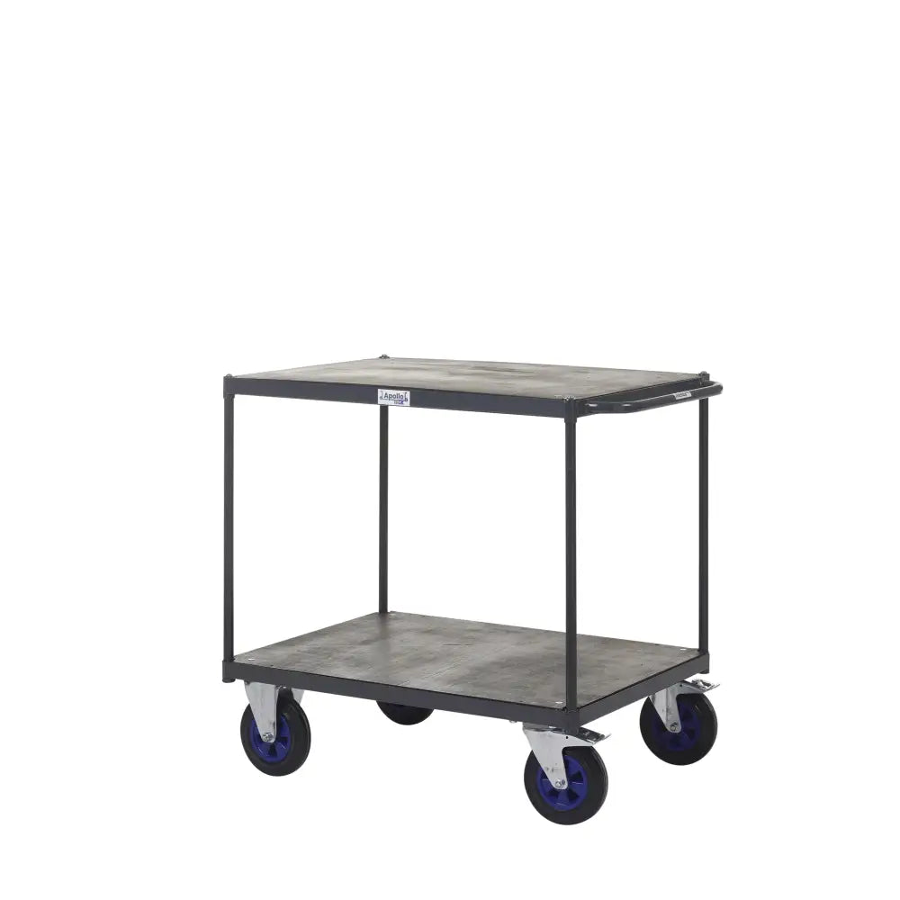 Apollo uk table top shelf trucks - timber shelves