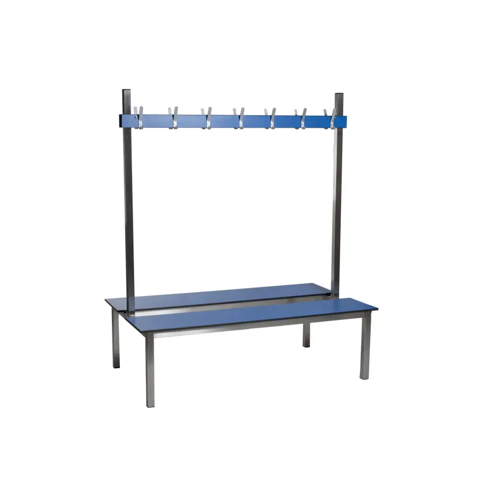 Aqua duo benches - laminate seats & saa hooks