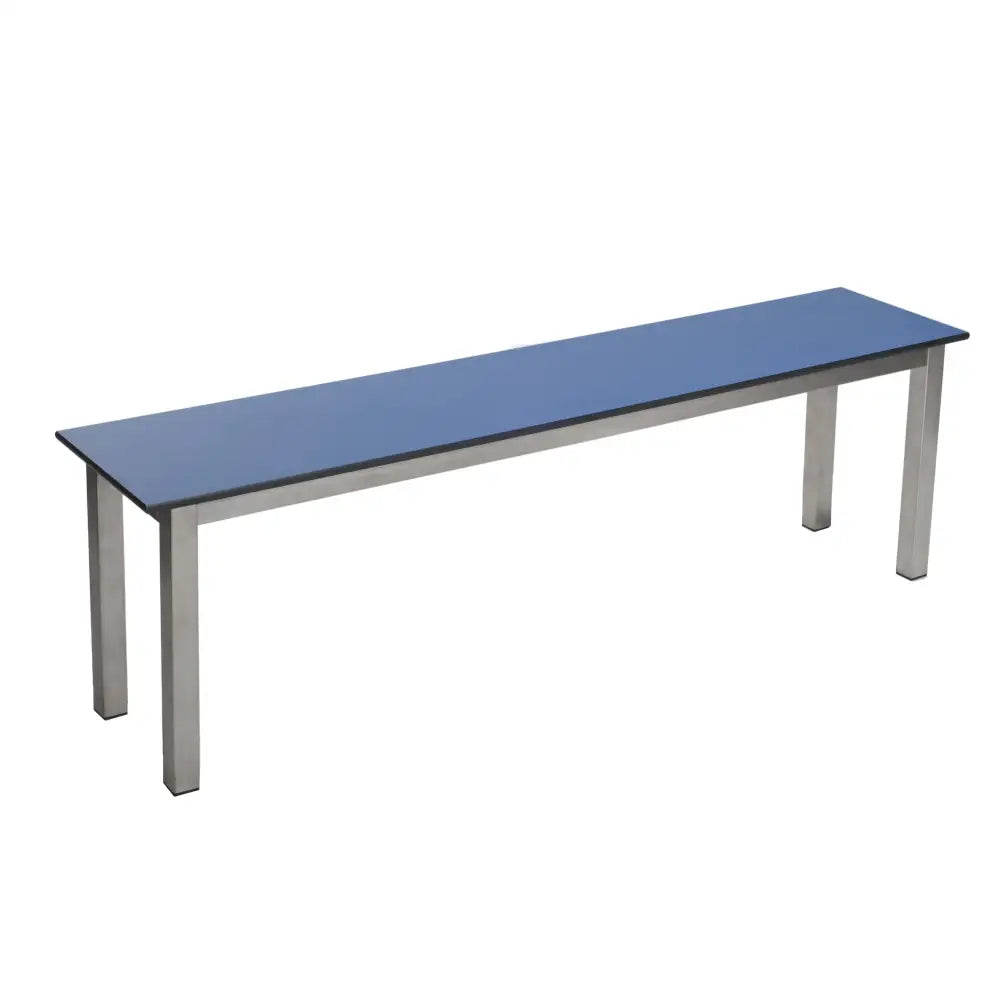 Aqua mezzo stainless steel benches with laminate seats
