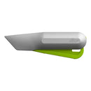 Auto retractable metal squeeze knife by slice