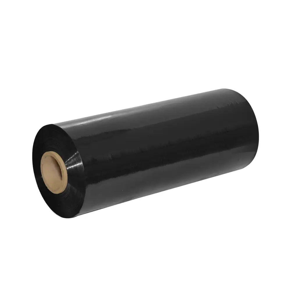 Black machine stretch film power pre-stretch 500mm x 1500m 23 micron (eco)