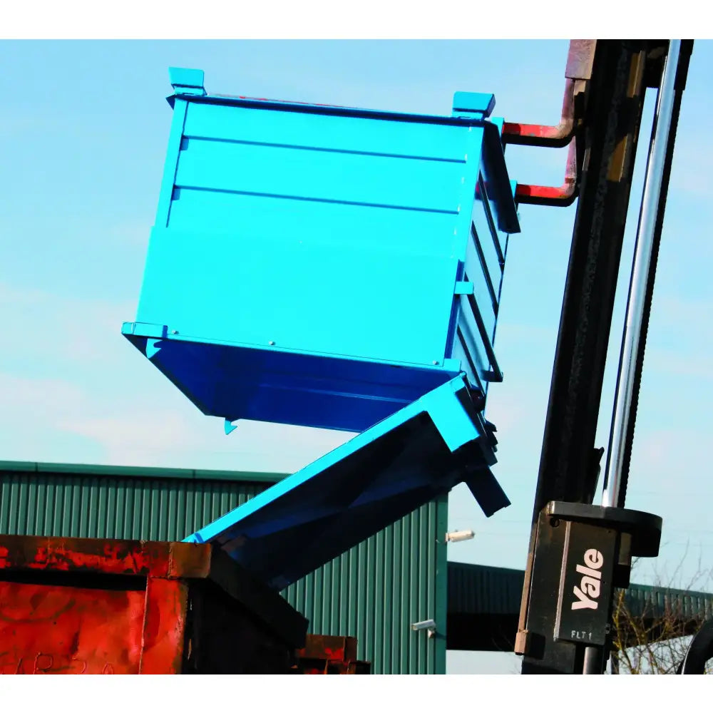 Bottom emptying skip