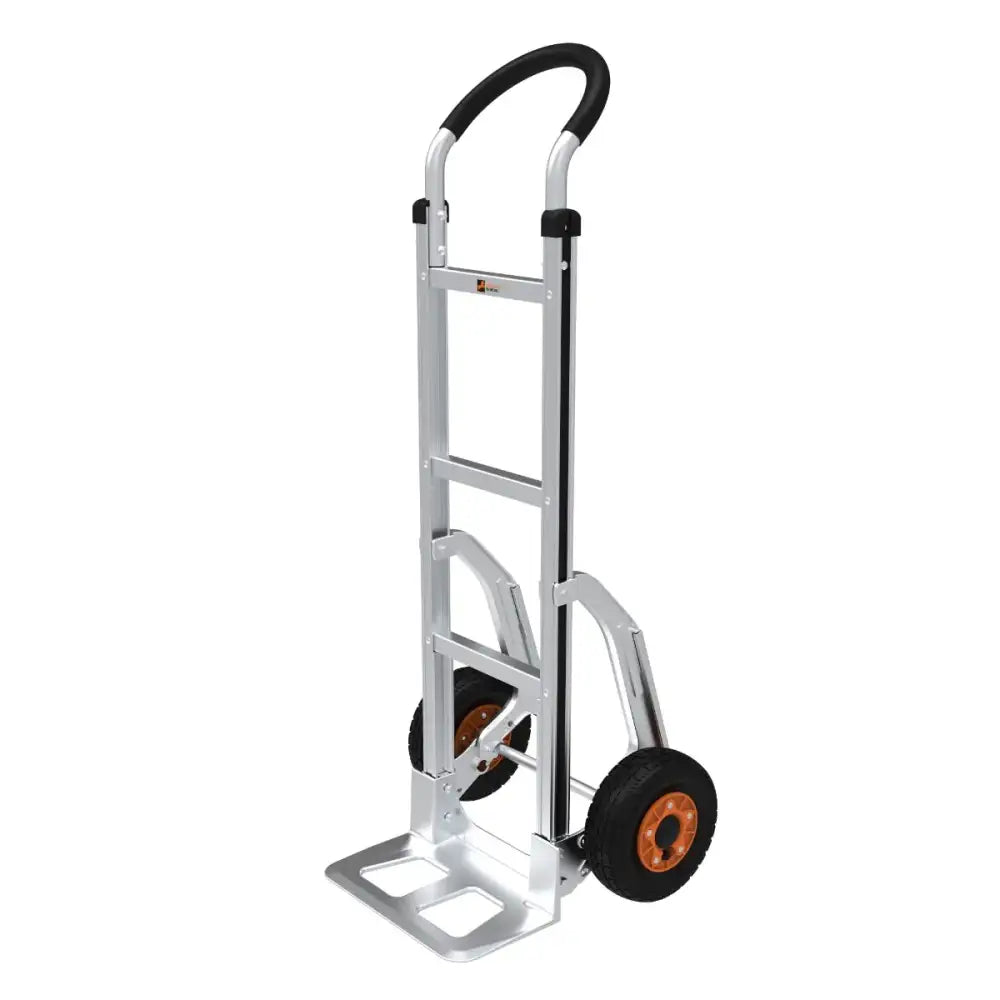 Centaur aluminium pram handle sack truck with sliders