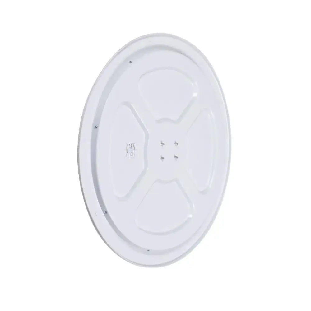 Circular traffic mirrors with reflective edges