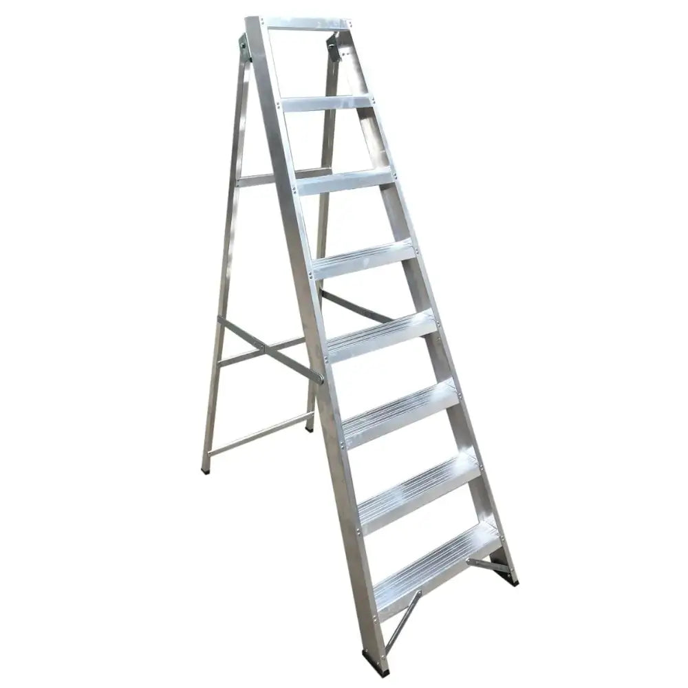 Climb-it aluminium swingback stepladders