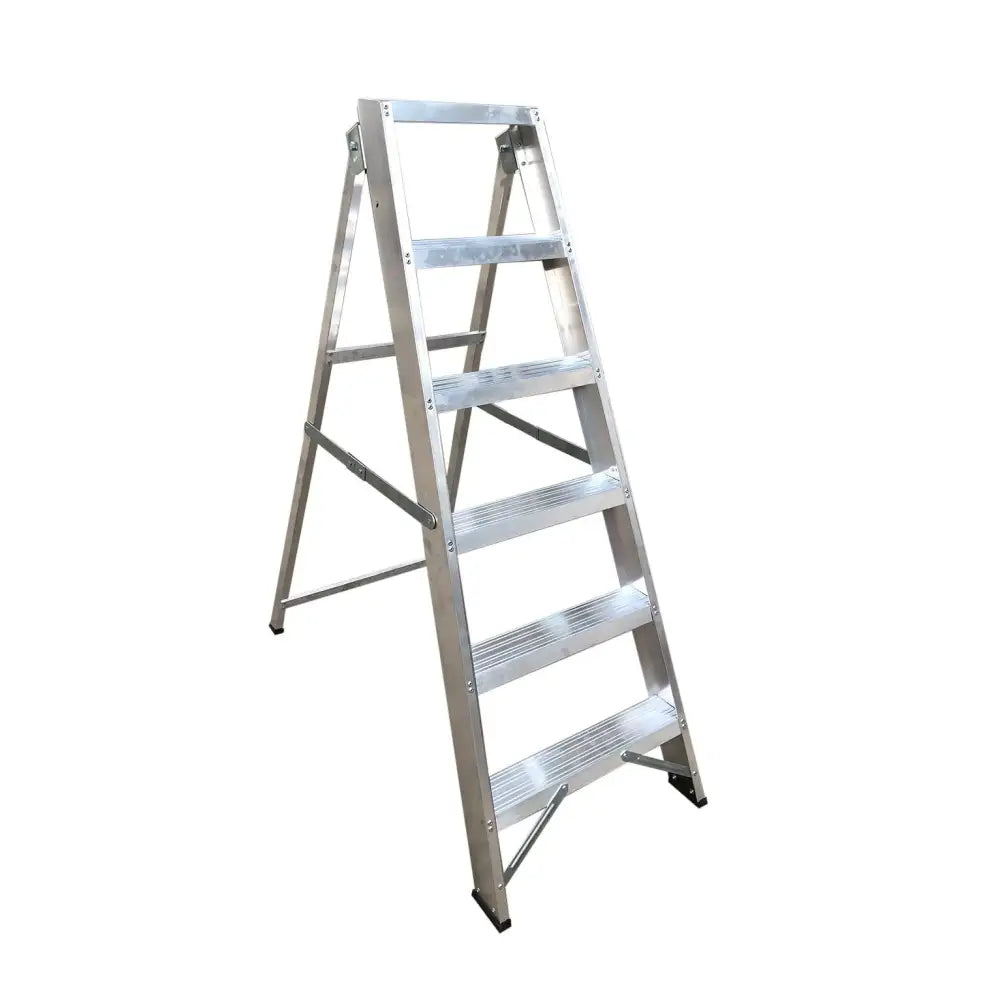Climb-it aluminium swingback stepladders
