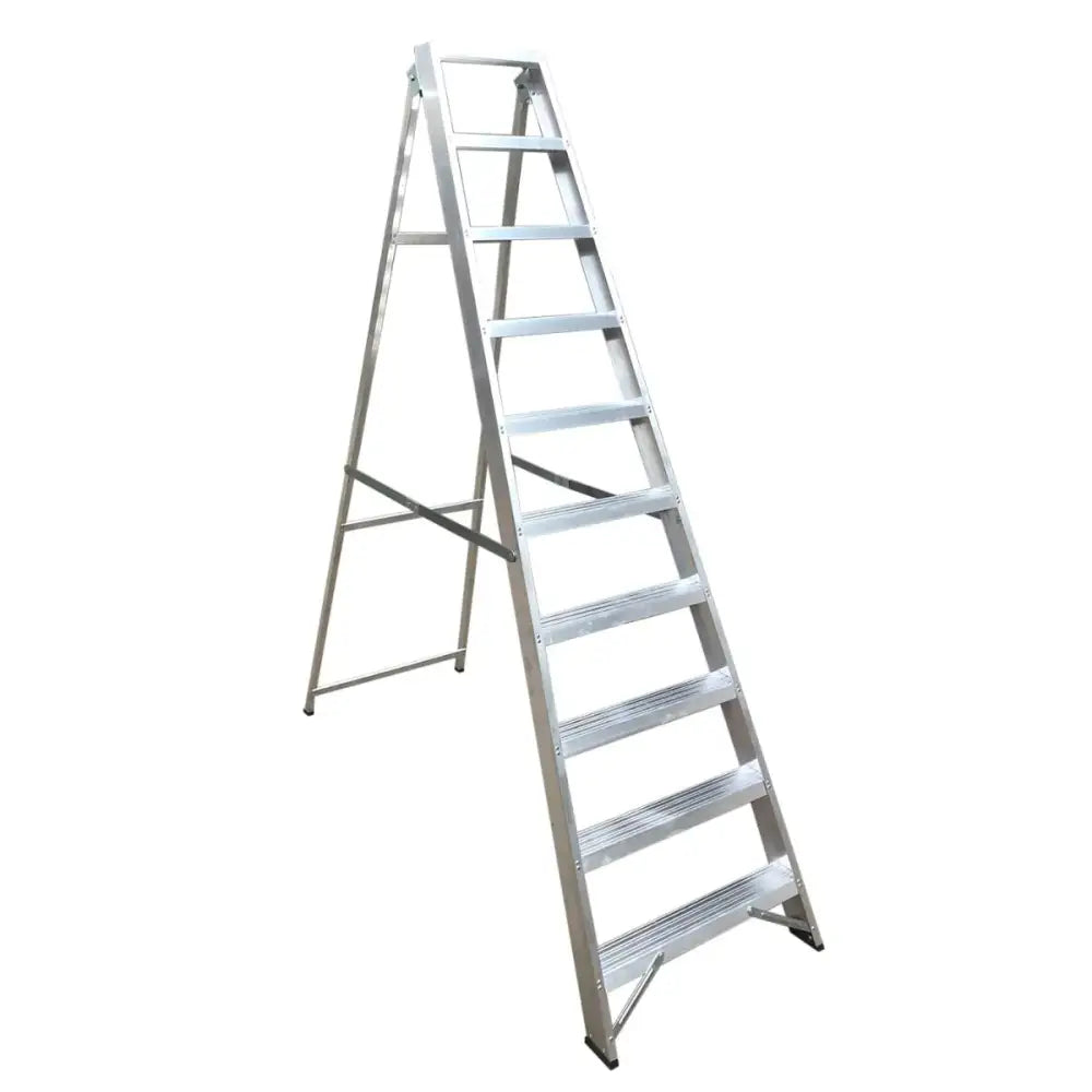 Climb-it aluminium swingback stepladders