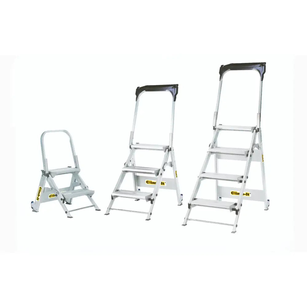 Climb-it easy slope aluminium folding leader steps