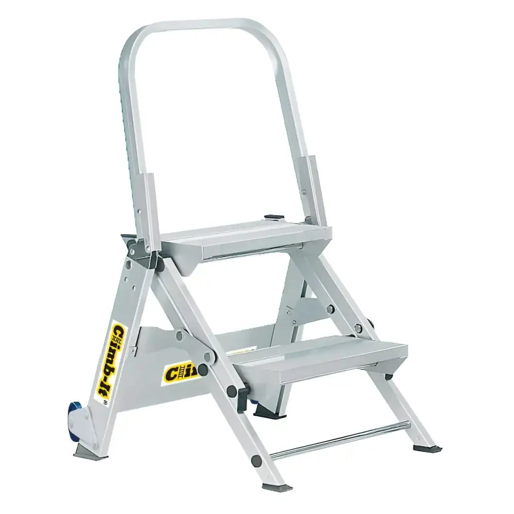 Climb-it easy slope aluminium folding leader steps