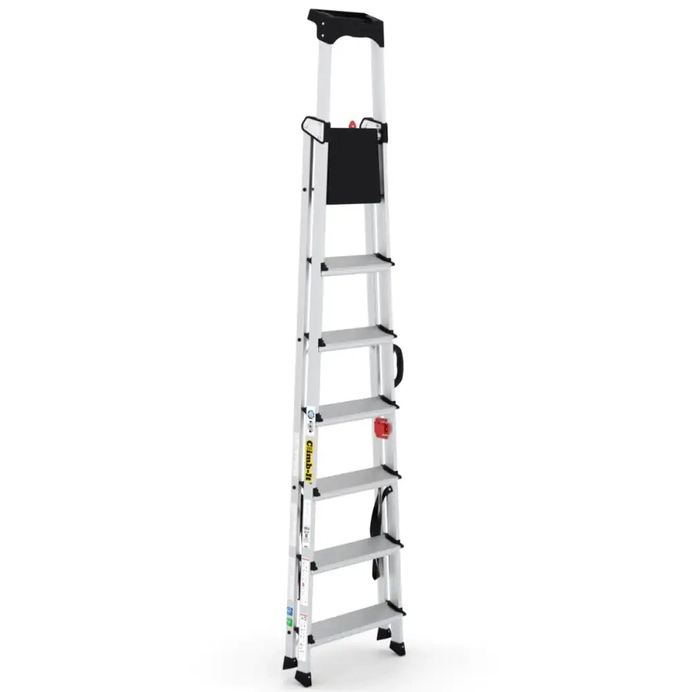 Climb-it professional stepladders with carry handle