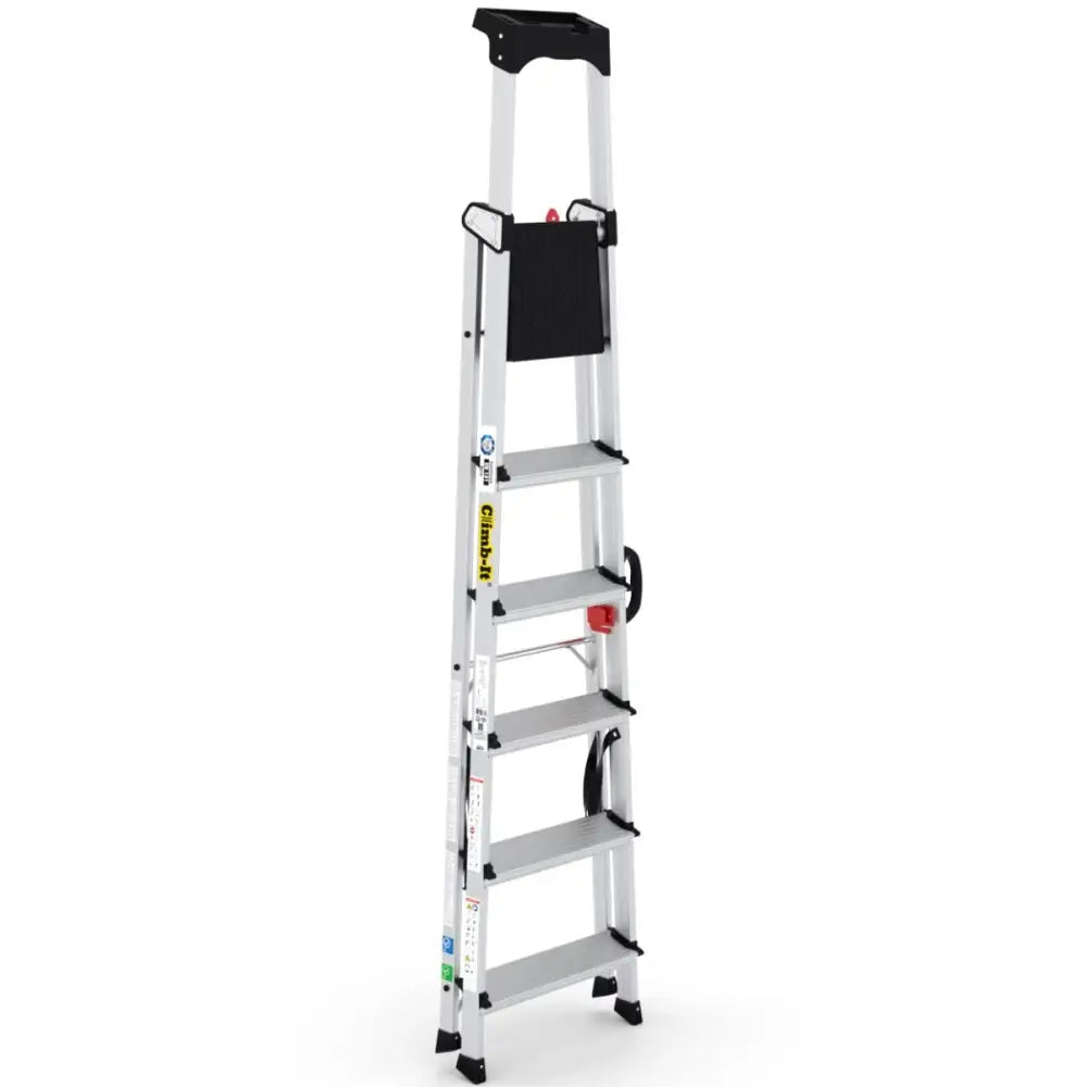 Climb-it professional stepladders with carry handle
