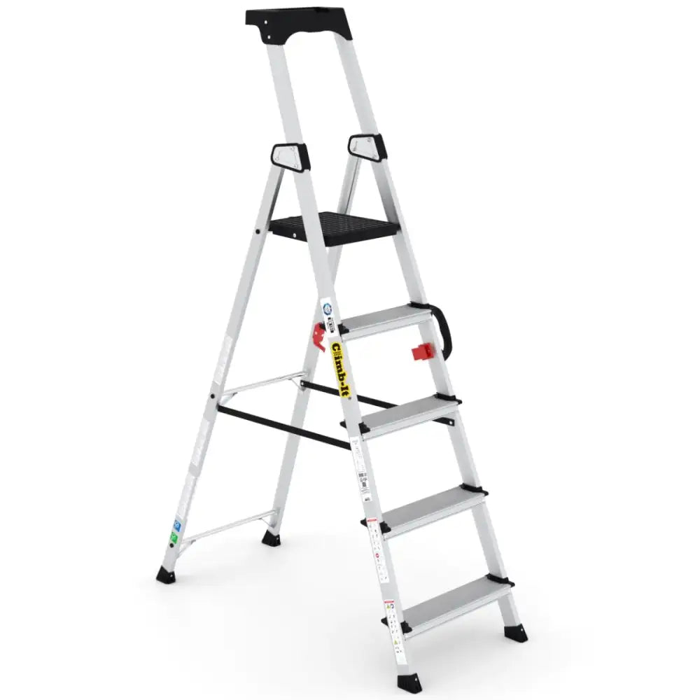 Climb-it professional stepladders with carry handle