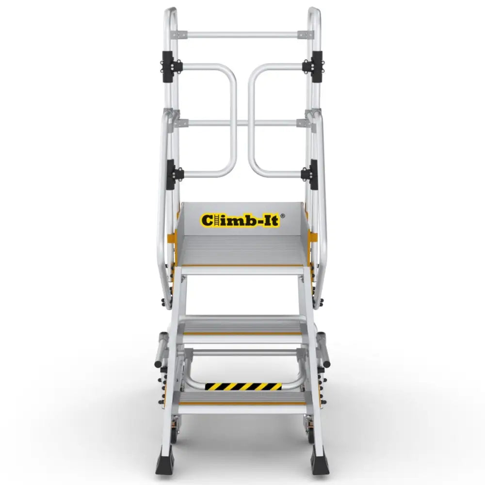 Climb-it safety steps with lock