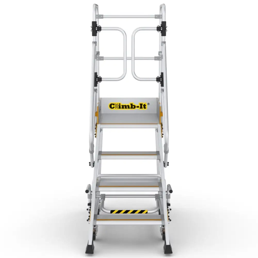 Climb-it safety steps with lock