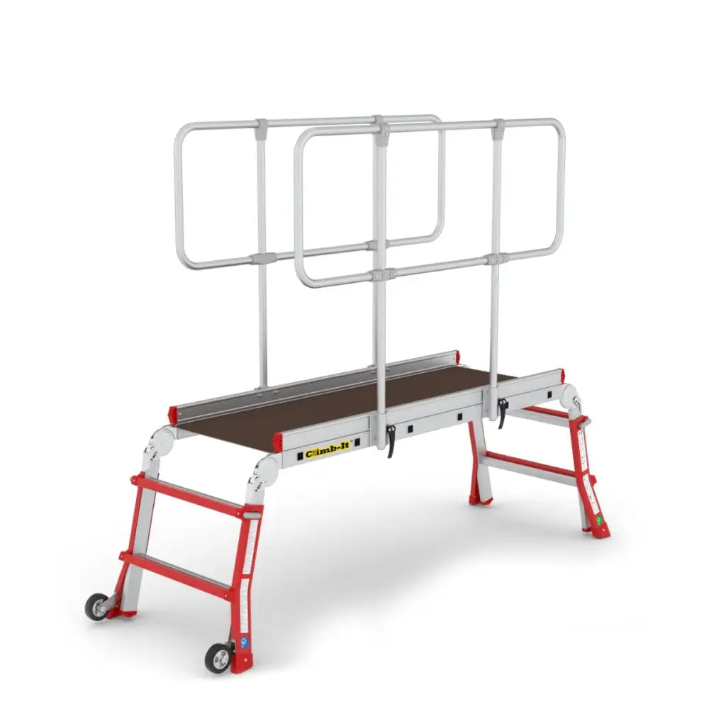 Climb-it telescopic work platform