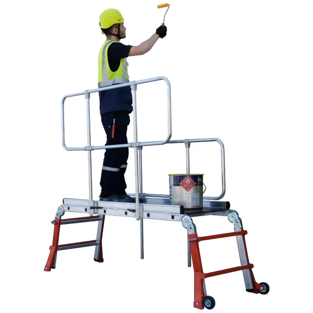 Climb-it telescopic work platform
