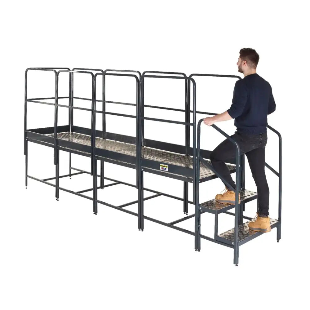 Climb-it uk platform - four platforms inline