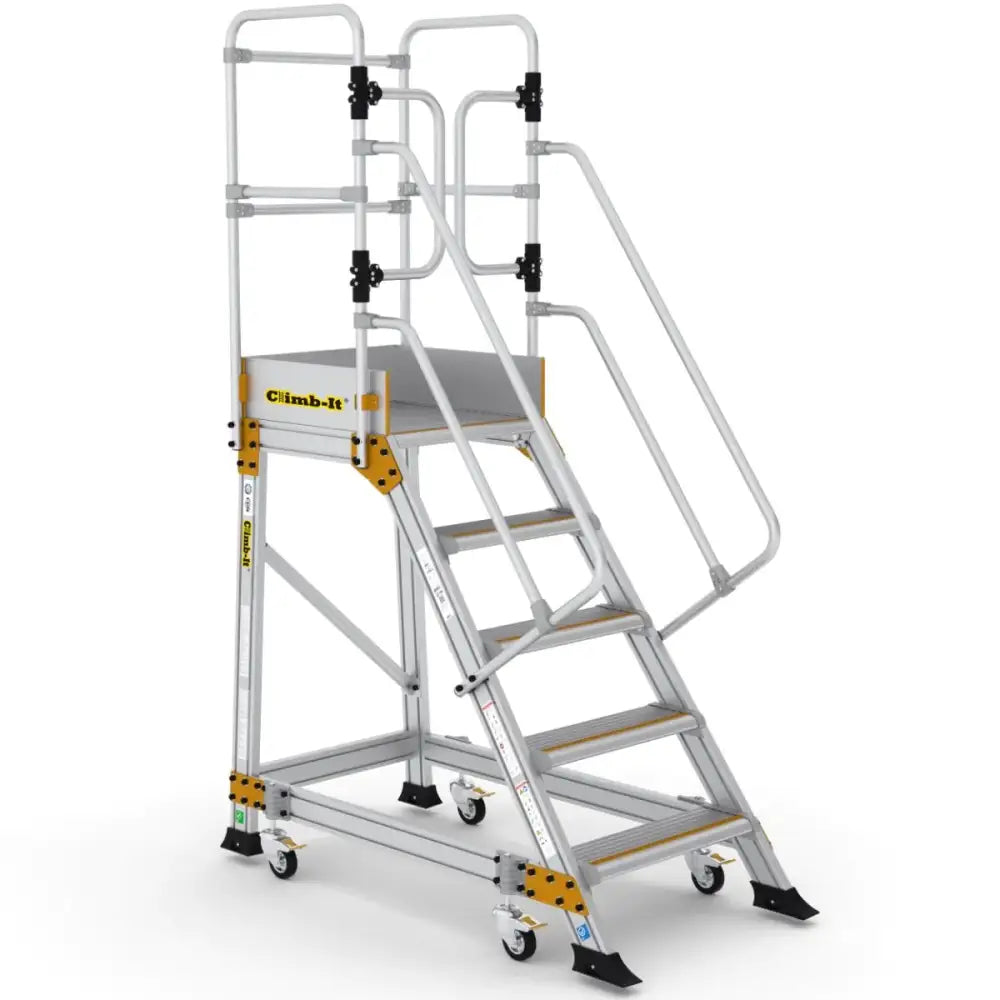 Climb-it weight reactive safety steps