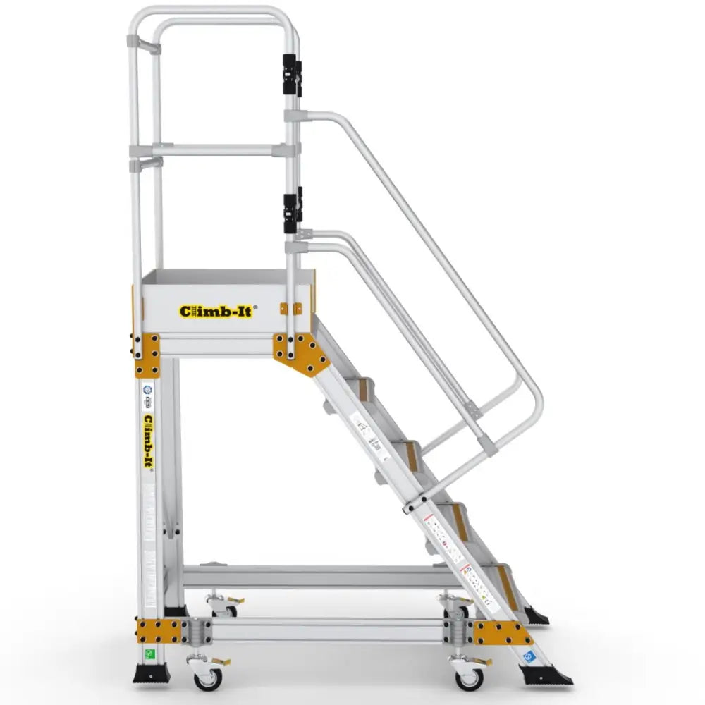 Climb-it weight reactive safety steps