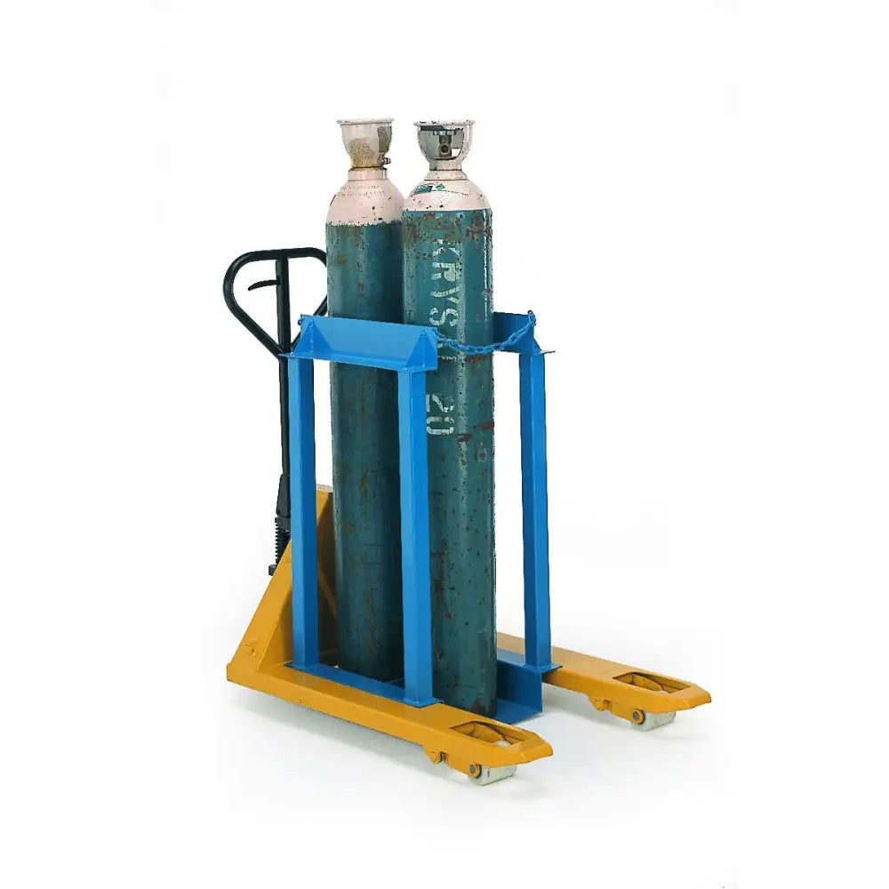 Cylinder pallet cage