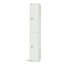 Elite white lockers