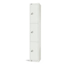 Elite white lockers