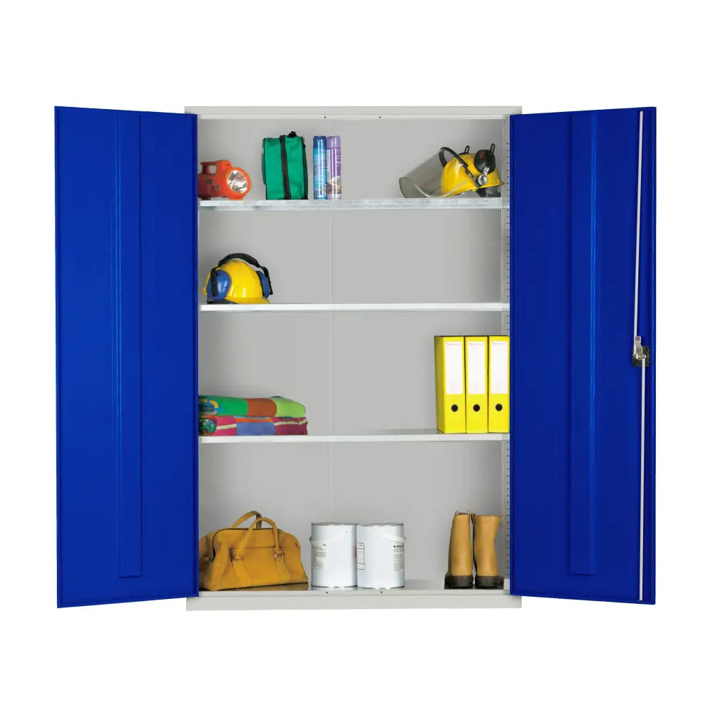 Extra wide storage cupboards