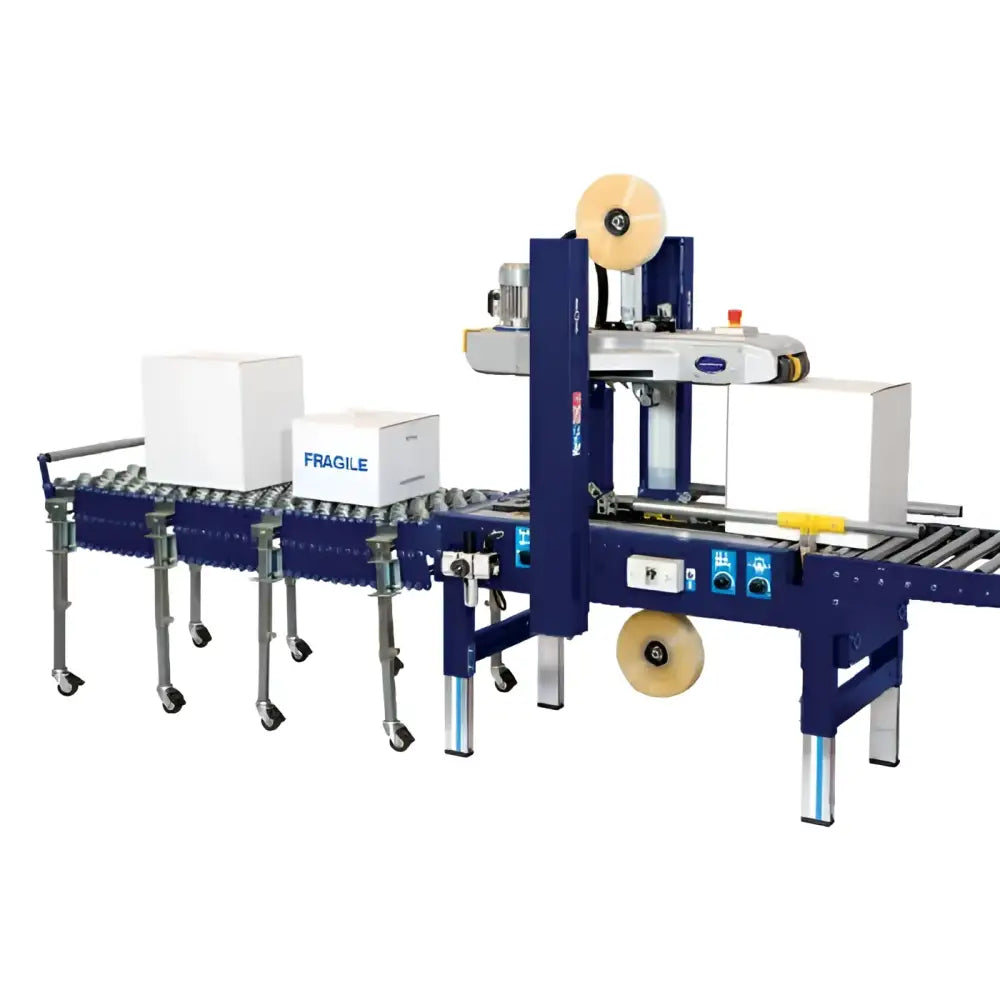 Flexible skate wheel outfeed conveyor 400mm x 4.5m