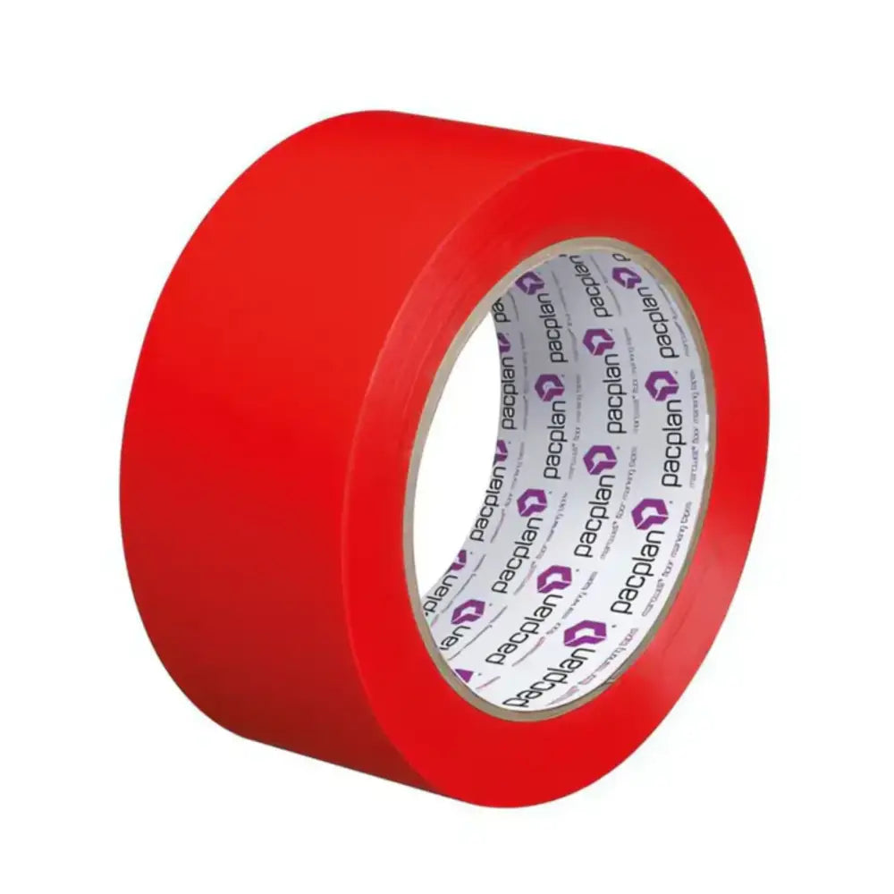 Floor lane marking tape red 50mm x 33m (18 rolls)