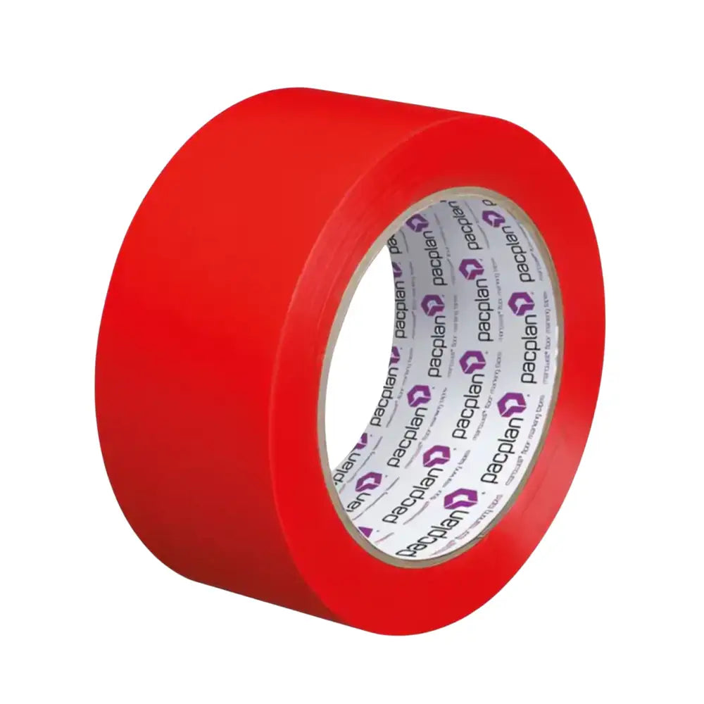 Floor lane marking tape red 50mm x 33m (18 rolls)