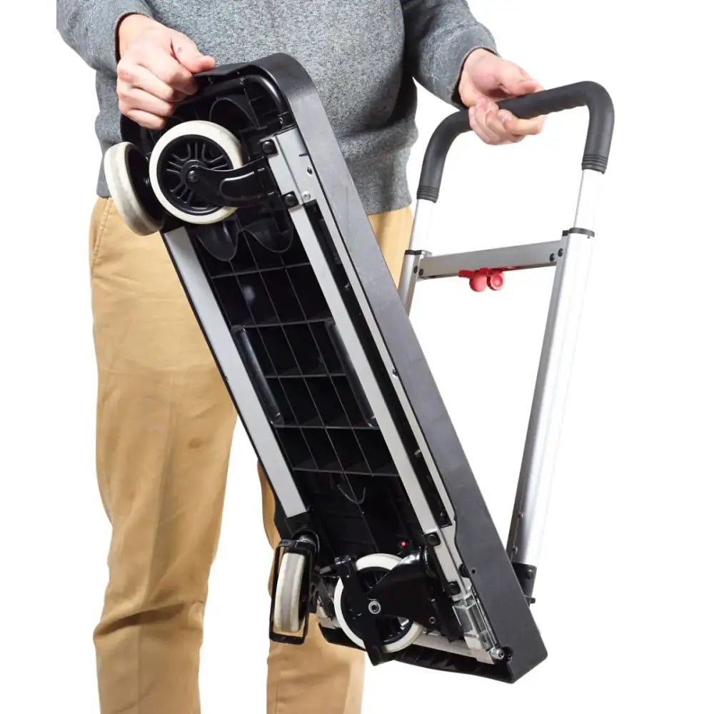 Foldaway platform trolley