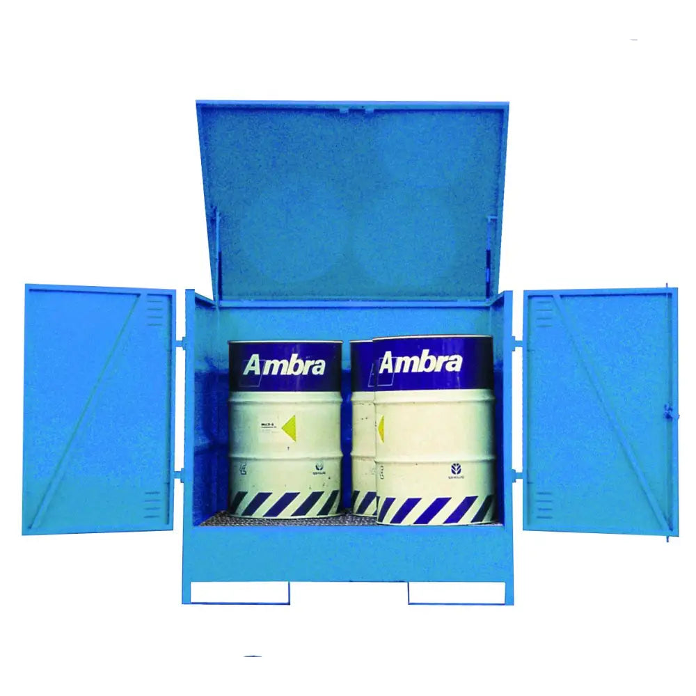 Fully enclosed drum stores