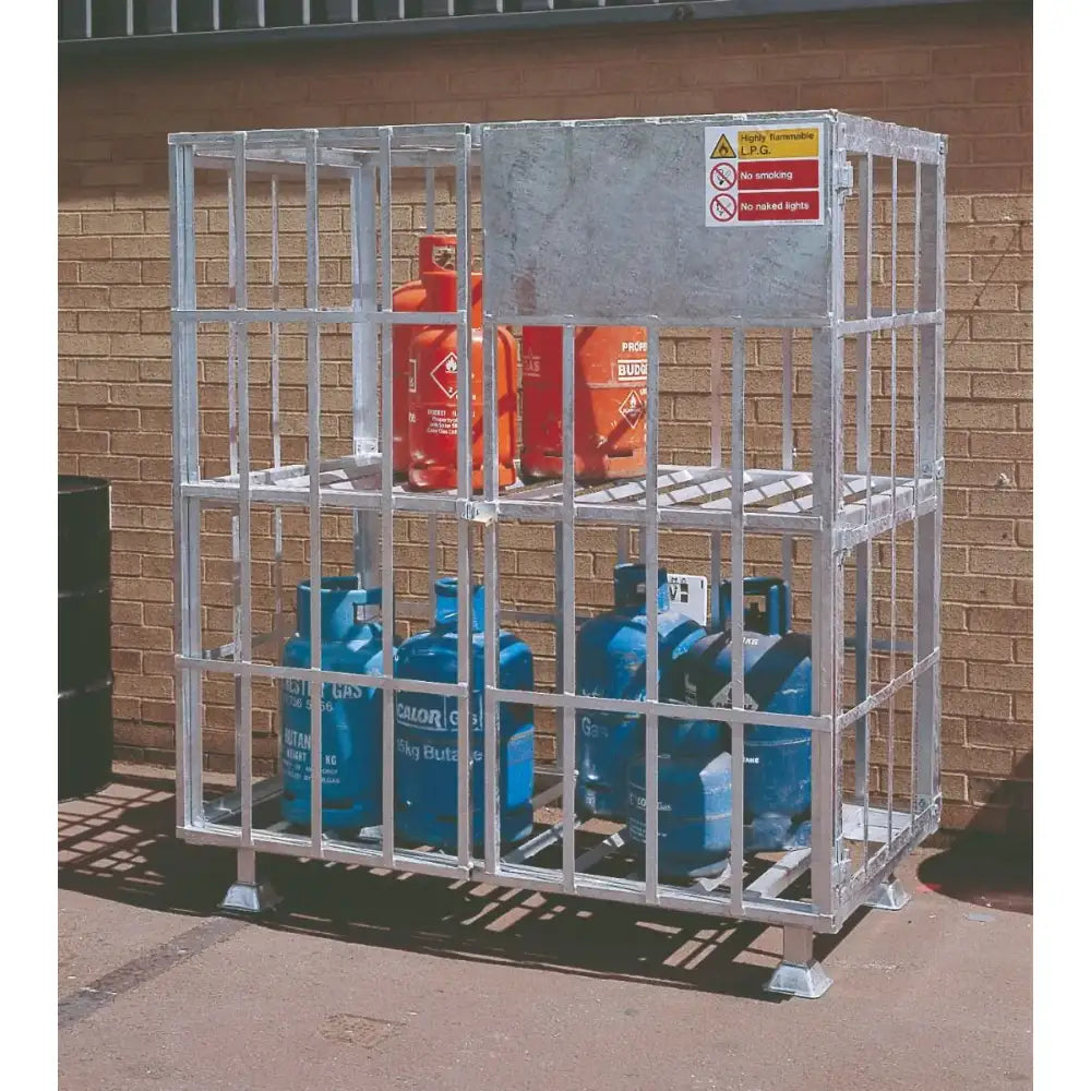 Gas cylinder cages