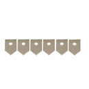 Hacona c type spare cutting blades 6 pack