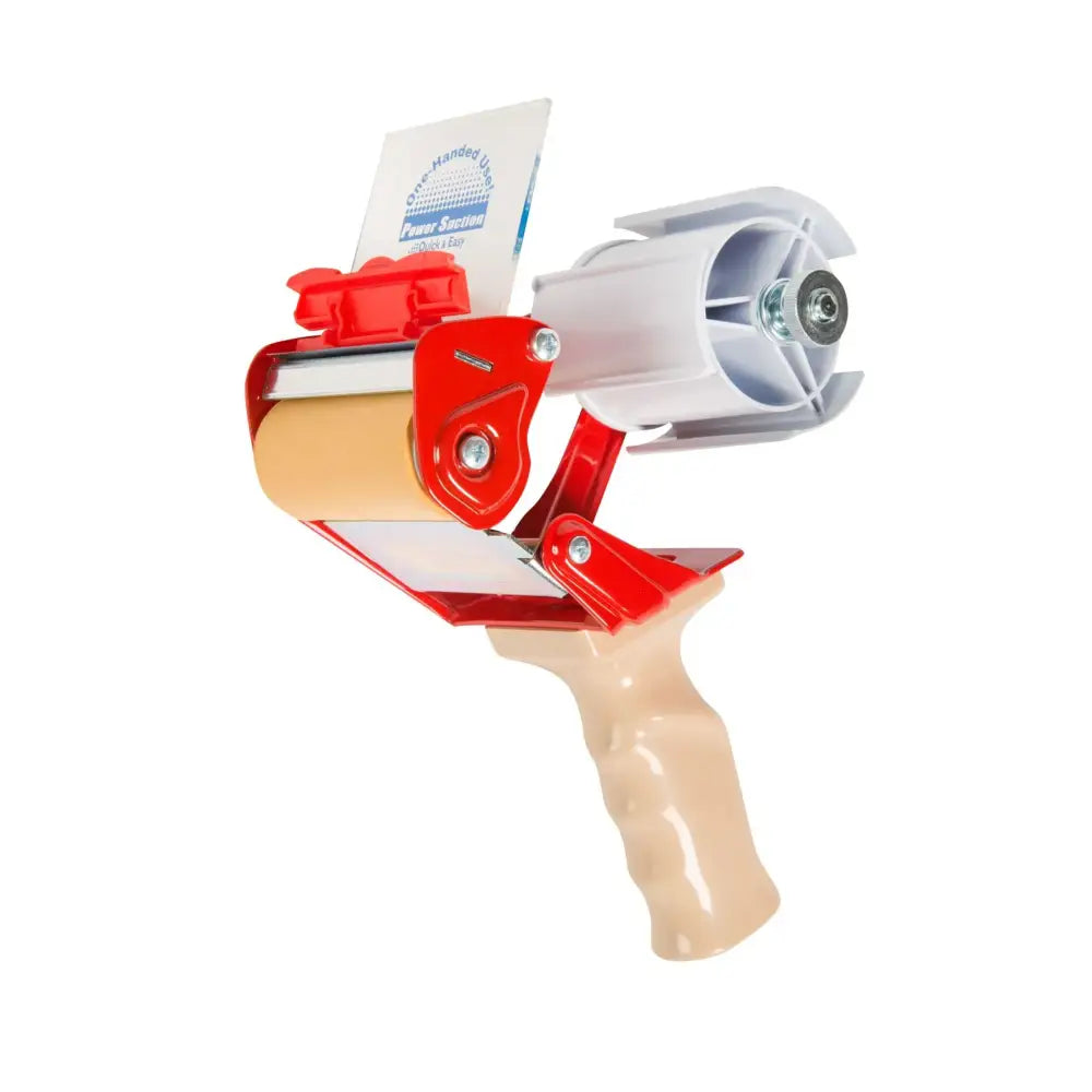 Heavy duty 75mm tape dispenser with metal brake