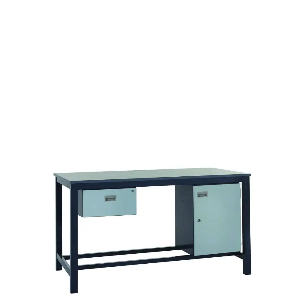 Heavy duty workbench kits with laminate tops