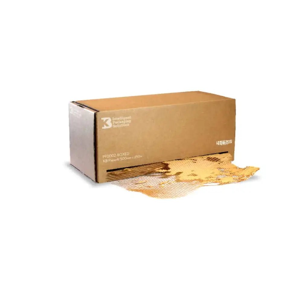 Honeycomb paper 500mm x 250m 80gsm – extended core roll and box