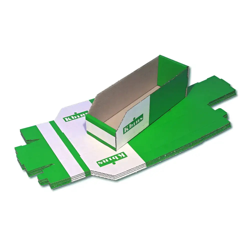 Kbins - corrugated cardboard storage bins (100mm high)