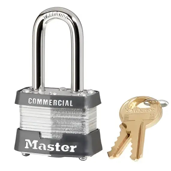 Laminated steel padlocks