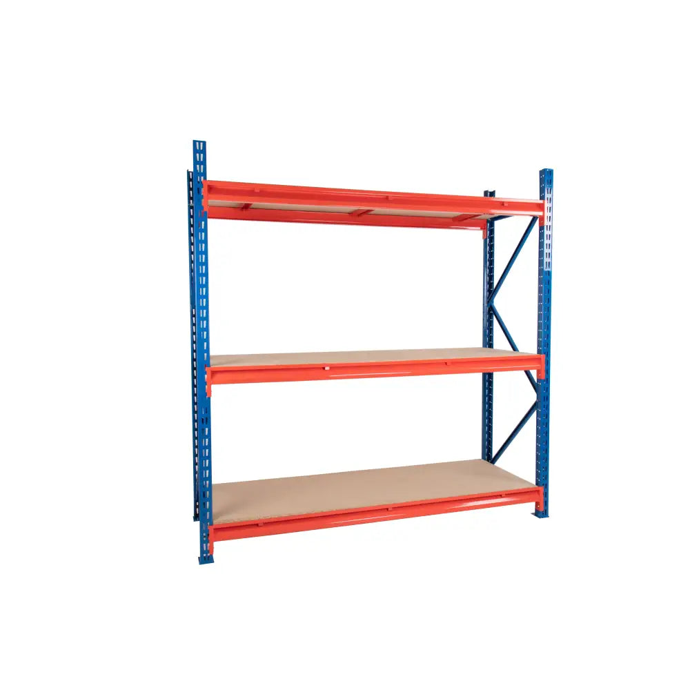 Long span heavy duty racking starter bay