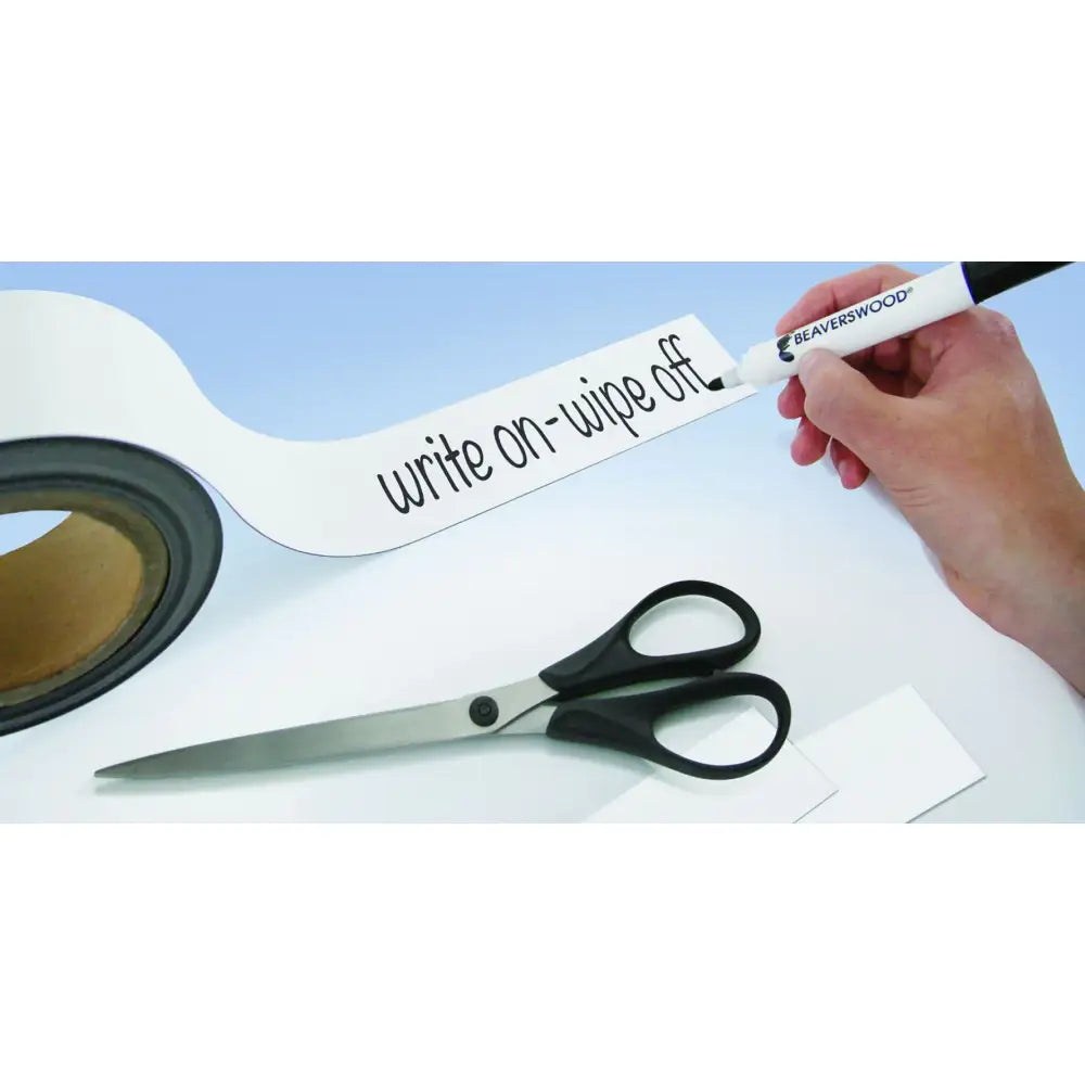 Magnetic easy wipe racking strip