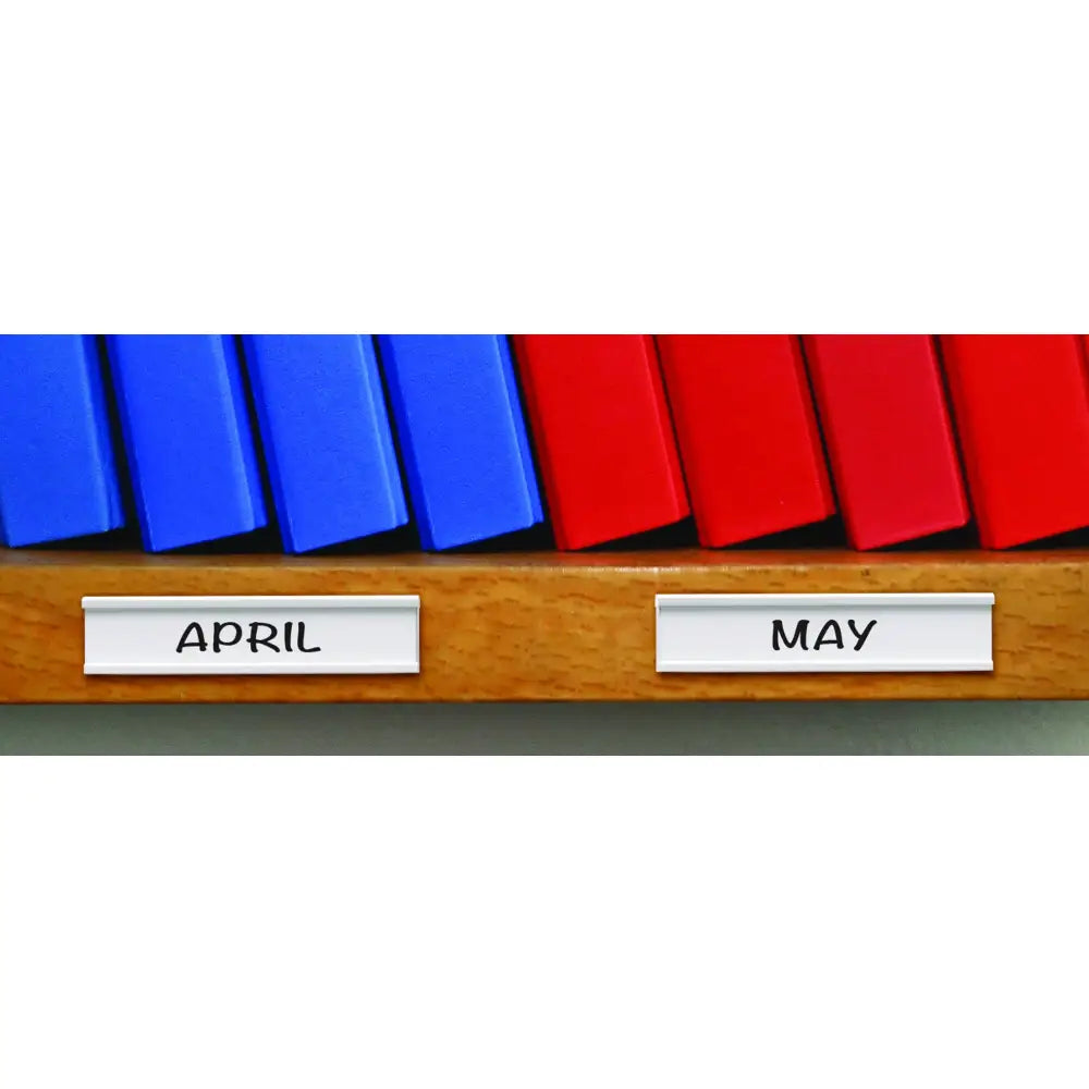 Magnetic & self adhesive label holders