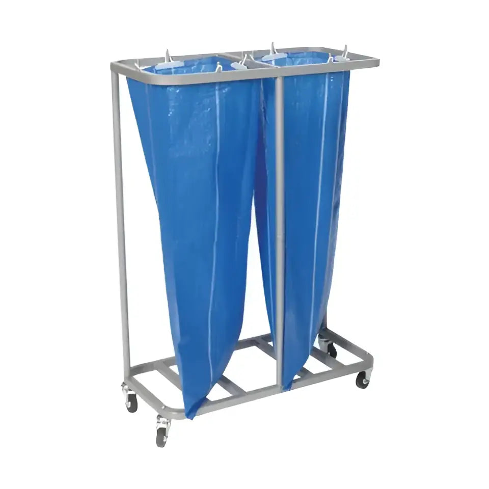 Mailroom sack holder - double